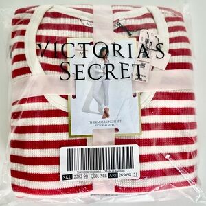 Victoria’s Secret Thermal Lounge Set | Rare Red Stripe | Factory Sealed